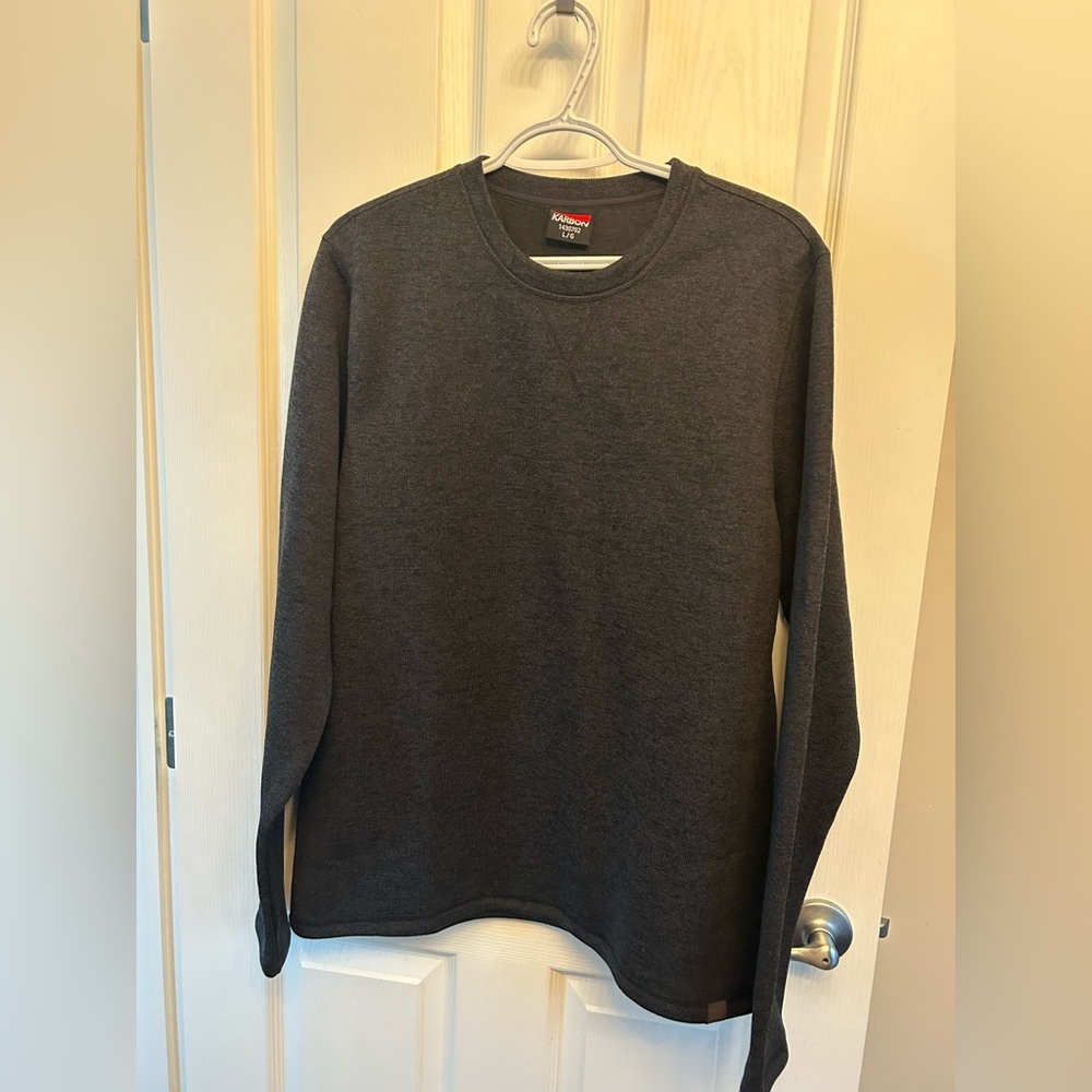 NWOT Charcoal Long Sleeve Top